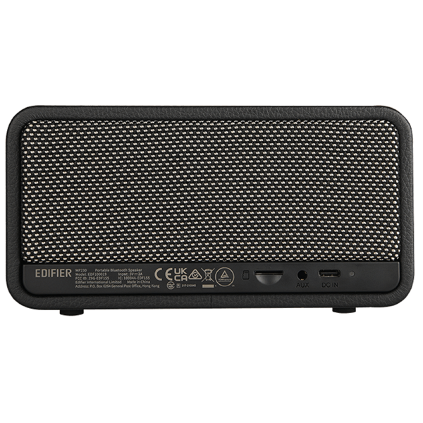 Speaker Edifier MP230, 20W, Bluetooth, USB, Micro SD, Speaker, Retro Black
