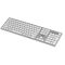 2E Keyboard membrane KS270 109key, WL/BT, EN/UK, silver-white
