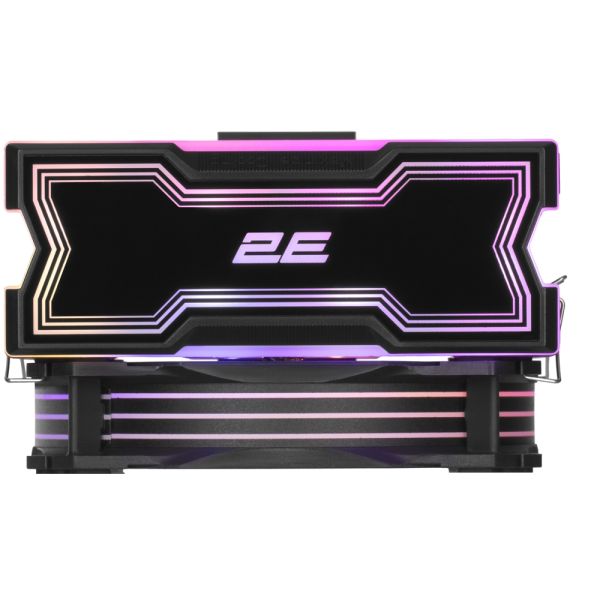 2E GAMING CPU cooler Air Cool AC120D4TC-ARGB, LGA1700, 1366, 1200, 115x, AM5, AM4, AM3, AM3+, AM2, AM2+, FM2, FM1, 4pin PWM, 3pin +5VARGB, TDP 180W