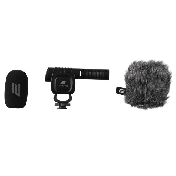 2Е MG020 Shoutgun Mic Pro, on/of, 3.5mm