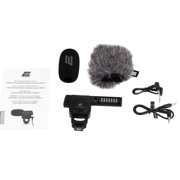 2Е MG020 Shoutgun Mic Pro, on/of, 3.5mm