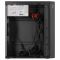 2E PC case TeamX TMX03 with 2E ATX400W, 2xUSB2.0, 1x80mm, VGA 220mm, mATX, black