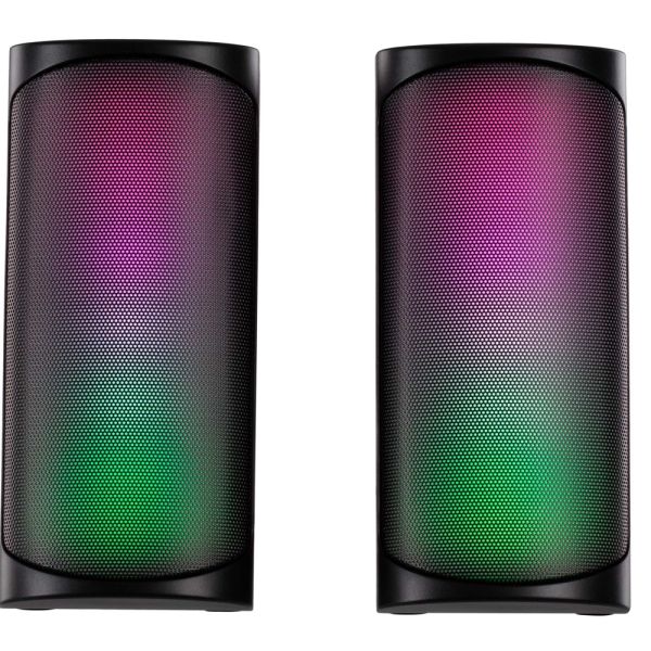 2E Multimedia speaker PCS231 RGB Matrix, 2.0, USB, Black