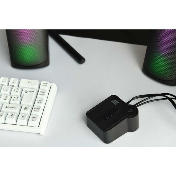 2E Multimedia speaker PCS231 RGB Matrix, 2.0, USB, Black