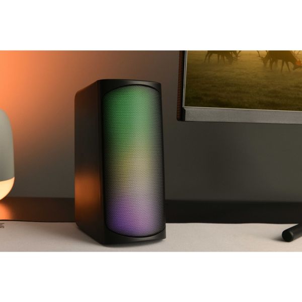 2E Multimedia speaker PCS231 RGB Matrix, 2.0, USB, Black