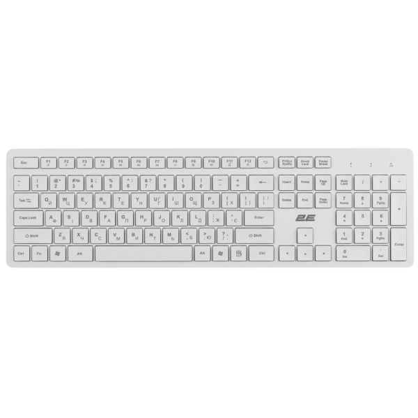 2E Keyboard membrane KS260 106key, WL, EN/UK, white