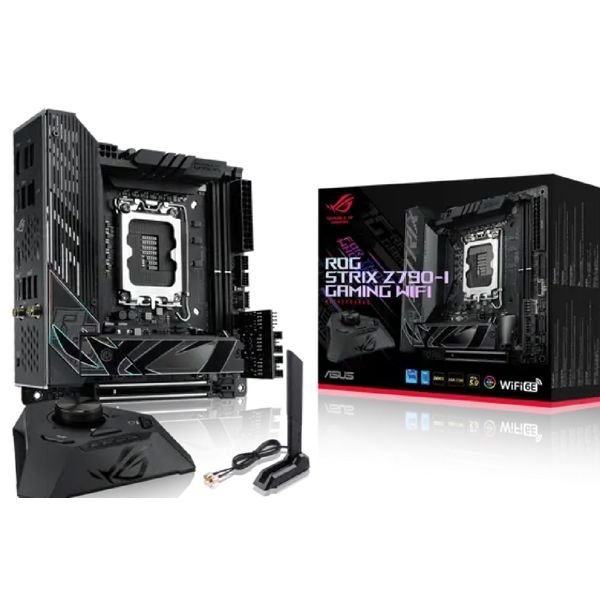 Motherboard ASUS ROG STRIX Z790-I GAMING WIFI s1700 Z790 2xDDR5 M.2 HDMI-Thunderbolt Wi-Fi BT