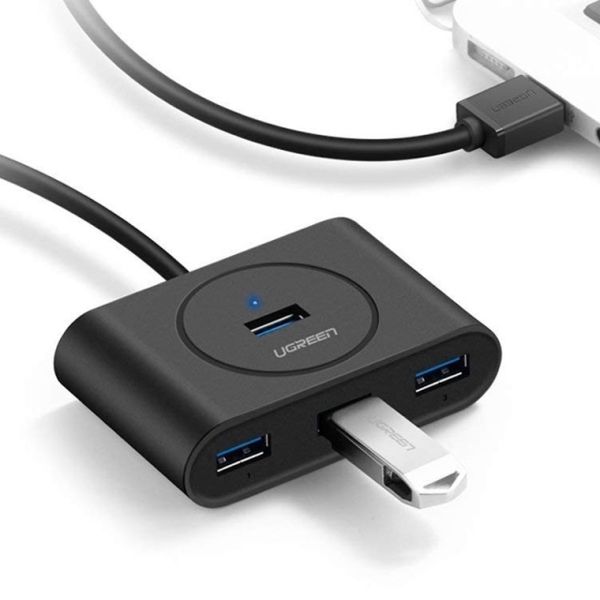 USB hub UGREEN CR113 (20291) NEW USB 3.0 4 Ports Hub with 2.0 OTG Black 1M