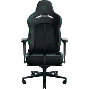 Razer Chair Enki Pro PU Leather- Alcantara, 4D-Armrests, black-green