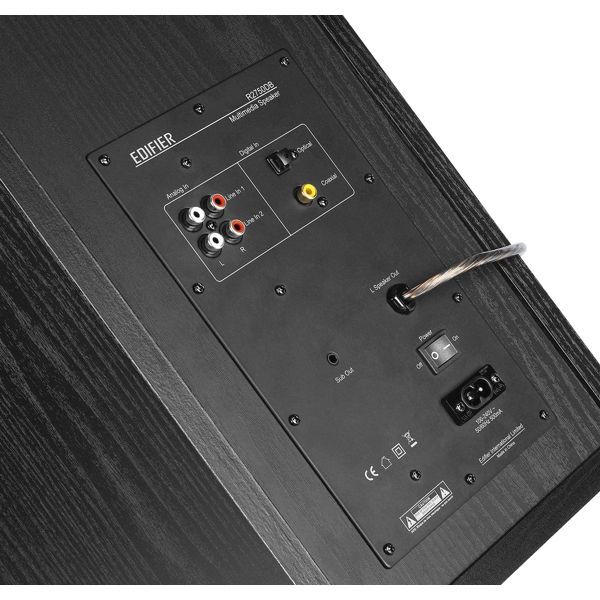 Studio Monitor Speaker Edifier R2750DB Active 2.0 System with Tri-Amp Audio Solution Bluetooth 136W black