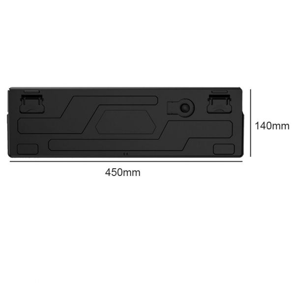 K30 USB Wired Gaming Mechanical Keyboard Blue Switch