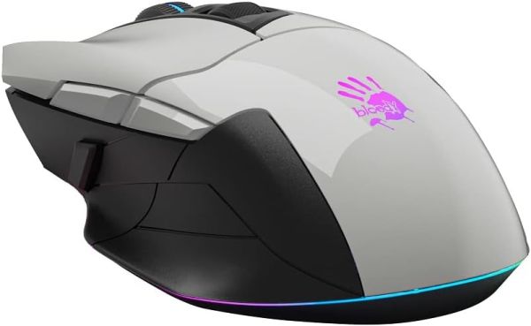 Mouse: A4tech Bloody W70 Max RGB Gaming Mouse Panda White