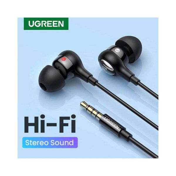 UGREEN EP103 (30637), In-Ear Headphones, Wired, 3.5mm, Black