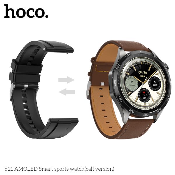 Hoco Y21 AMOLED Smart sports watch(call version)