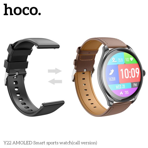 Hoco Y22 AMOLED Smart sports watch(call version)