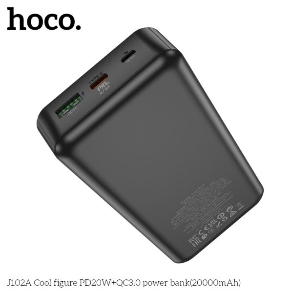 Hoco J102A Cool figure PD20W+QC3.0 power bank(20000mAh)