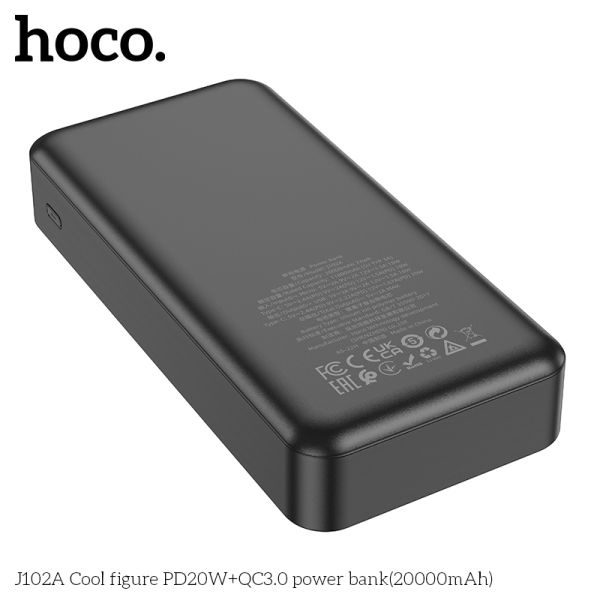 Hoco J102A Cool figure PD20W+QC3.0 power bank(20000mAh)