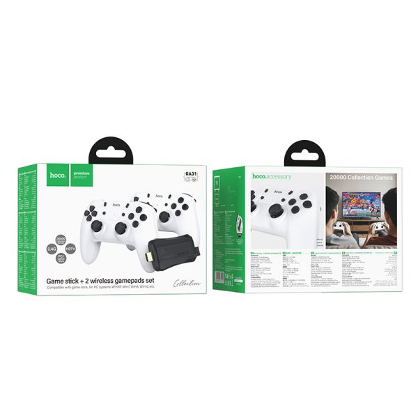 Hoco GA31 Collection game box+two wireless gamepads set