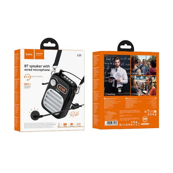 Hoco L23 Lemony speaker with wired microphone