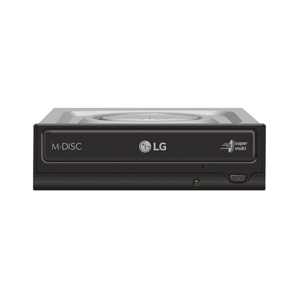 LG DVD+-R/RW, SATA Black 24x SuperMulti DVD/RW GH24NSD1