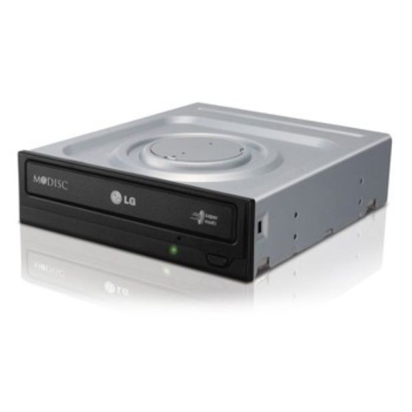 LG DVD+-R/RW, SATA Black 24x SuperMulti DVD/RW GH24NSD1