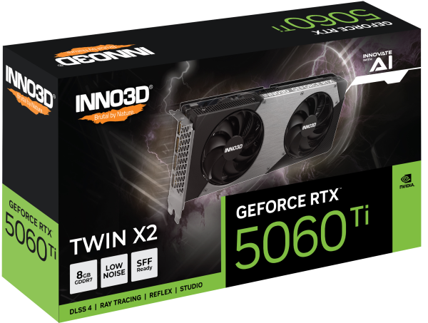 INNO3D GeForce RTX™ 5060 Ti 8GB TWIN X2 OC GDDR7