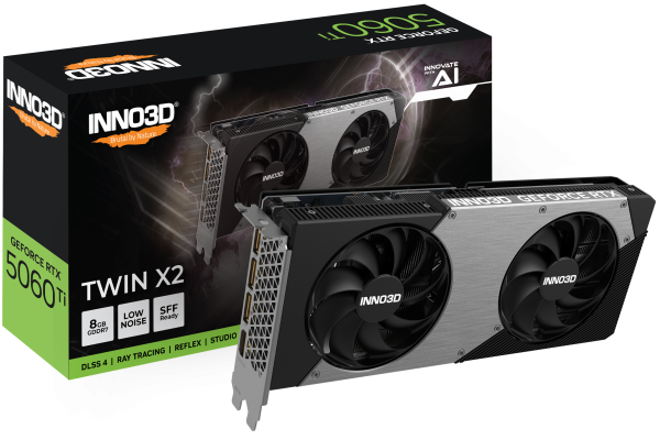 INNO3D GeForce RTX™ 5060 Ti 8GB TWIN X2 OC GDDR7