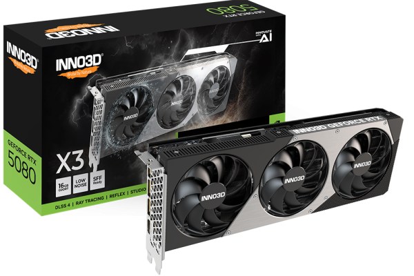 INNO3D GeForce RTX™ 5080 16GB X3 GDDR7