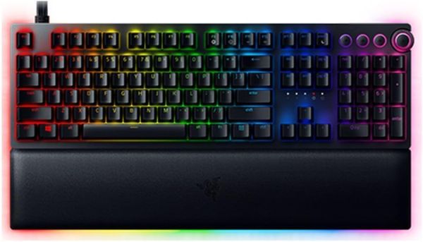 Razer Huntsman V2 Gaming Keyboard, Analog Optical Switches, Black