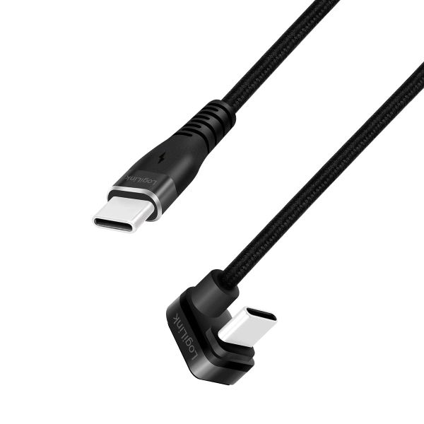 Cable: Logilink CU0190 USB Type-C Gaming Cable with U-Shaped Plug 1m 60w