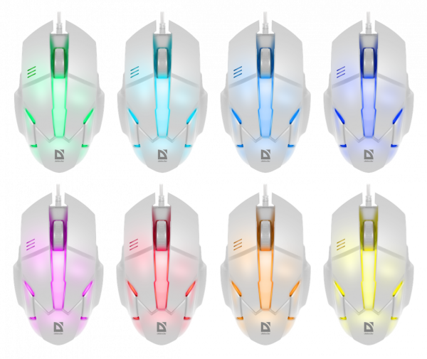 Defender Host MB-982 7colors,1000dpi,white