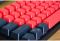 JOMGBB Keycaps Red Blakc