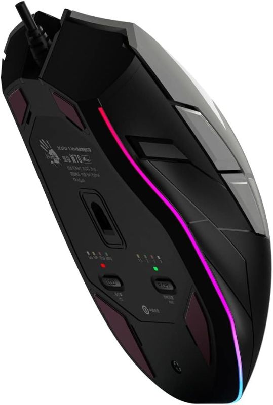 Mouse: A4tech Bloody W70 Max RGB Gaming Mouse Panda White