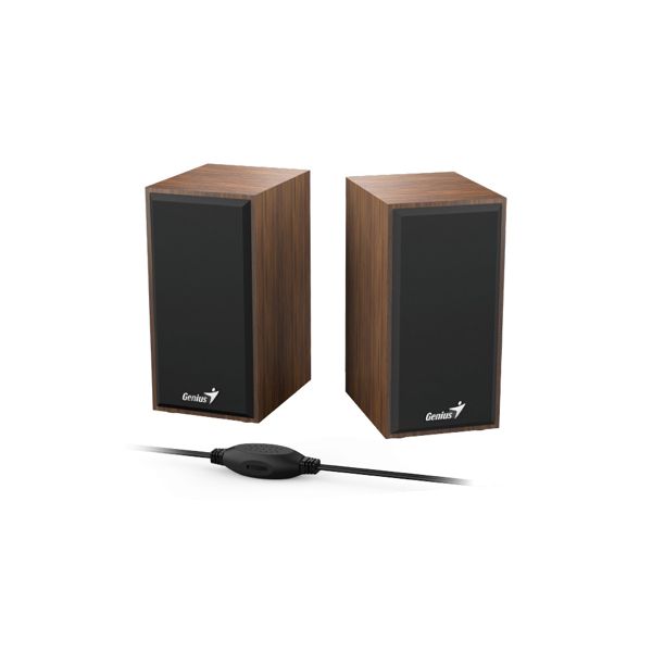 SP-HF180, Genius Stereo USB Powered Speakers Wood
