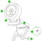 Razer Kiyo X FullHD, 30fps, auto focus, Black