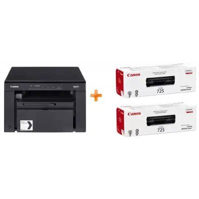 Printer/ Laser/ Canon MFP i-SENSYS MF3010 Bundle(Starter Cartridge + 2 Cartridge), A4 18ppm, 1200x600 dpi, 64MB, USB 2.0, 8000p/m
