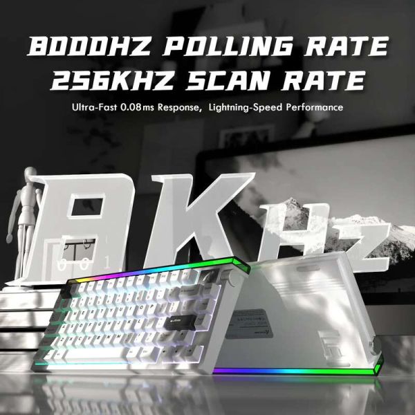 Attack shark R85 HE Starlight white