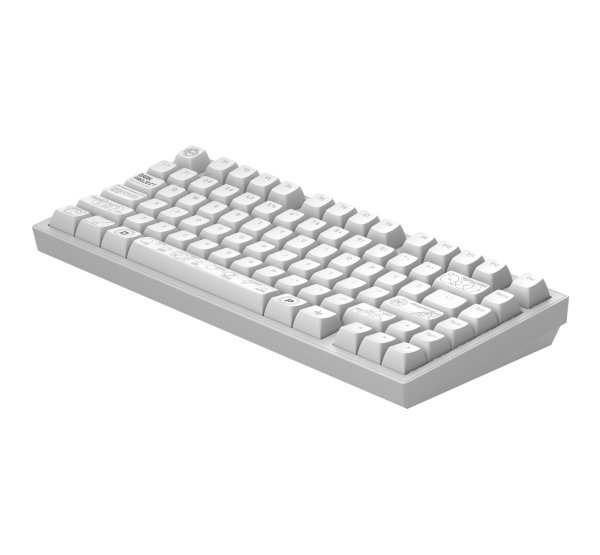 Keyboard/ Dark Project ALU Terra Nova White - Wireless Gaming Keyboard (ANSI)