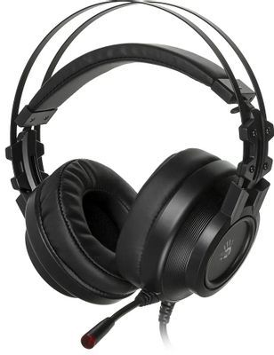 Headphones: A4Tech Bloody G525 Virtual 7.1 Surround Sound RGB Gaming Headset Black