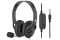 2E PC headset stereo Over-ear  CH13 mini-jack, omni-mic, 1.2m, black