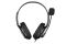 2E PC headset stereo Over-ear  CH13 mini-jack, omni-mic, 1.2m, black