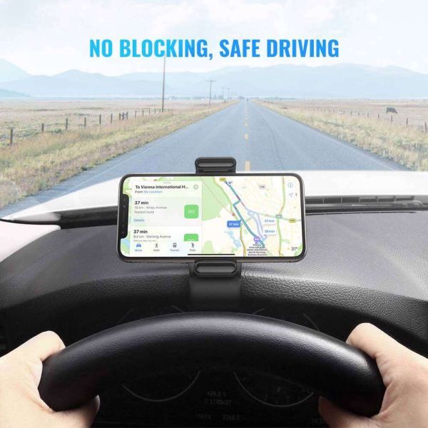 UGREEN LP189 (60796), Dashboard Snap Clip Phone Holder, Black