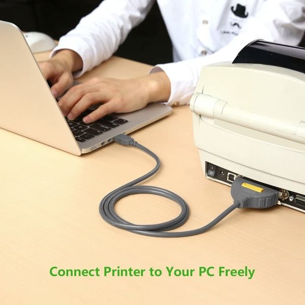 Printer Cable UGREEN CR124 (20225) USB to CN36 IEEE1284 Parallel Printer Cable 2m