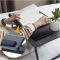 Black Laptop Desk MDF Folding Low Table Center