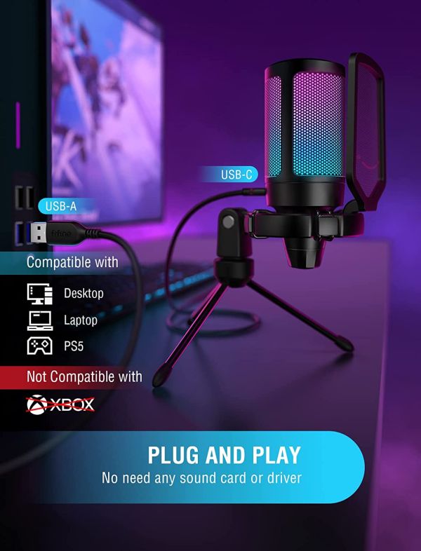 FIFINE AmpliGame USB Microphone