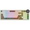 Royal Kludge RK N99 RGB Mechanical Keyboard, Cream Switch, Hot Swappable, Wireless, USB, Bluetooth, 2.4GHz, Palm Green