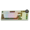 Royal Kludge RK N99 RGB Mechanical Keyboard, Cream Switch, Hot Swappable, Wireless, USB, Bluetooth, 2.4GHz, Palm Green
