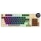 Royal Kludge RK N99 RGB Mechanical Keyboard, Violet Switch, Hot Swappable, Wireless, USB, Bluetooth, 2.4GHz, Mocha Grey