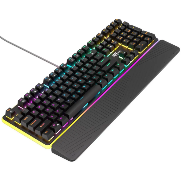 Royal Kludge RK 918 Mechanical Keyboard, Red switch, Wired, USB, Black