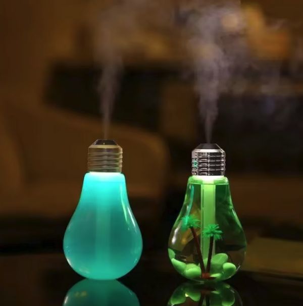 Bulb Shape Mini Air Humidifier LED USB